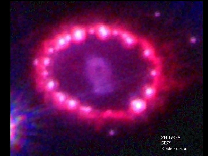 SN 1987 A SINS Kirshner, et al. 