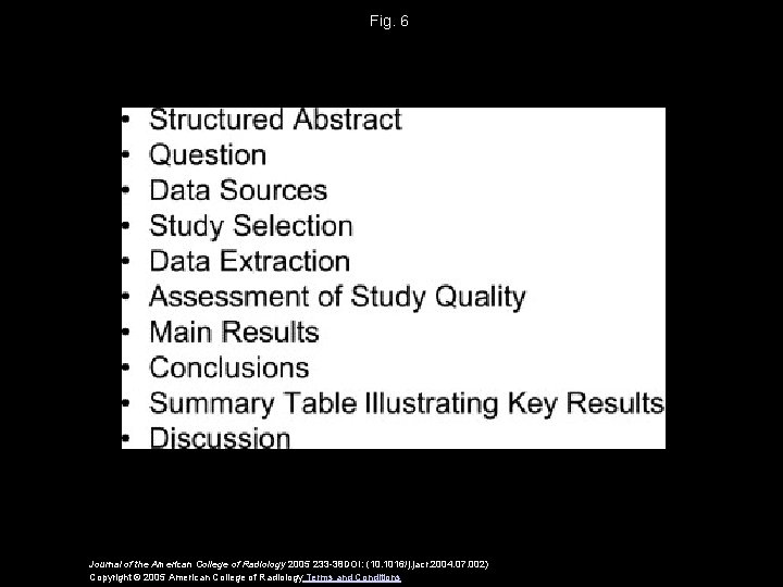 Fig. 6 Journal of the American College of Radiology 2005 233 -38 DOI: (10.