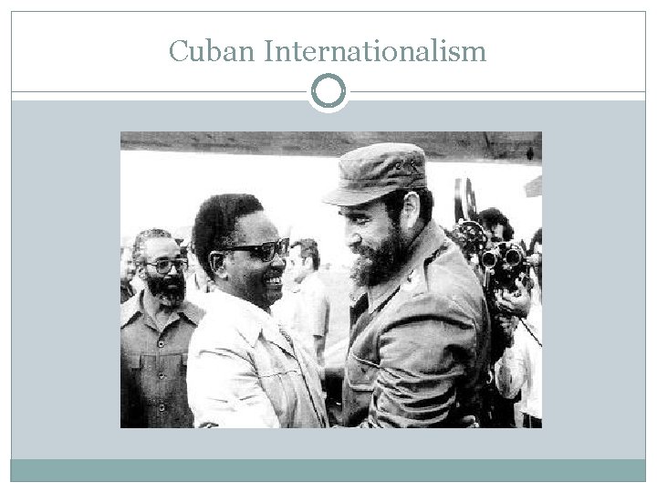 Cuban Internationalism 