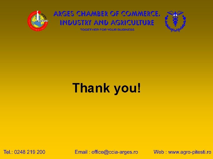 Thank you! Thank you!