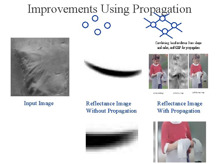 Improvements Using Propagation Input Image Reflectance Image Without Propagation Reflectance Image With Propagation 