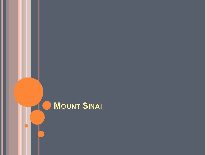 MOUNT SINAI 