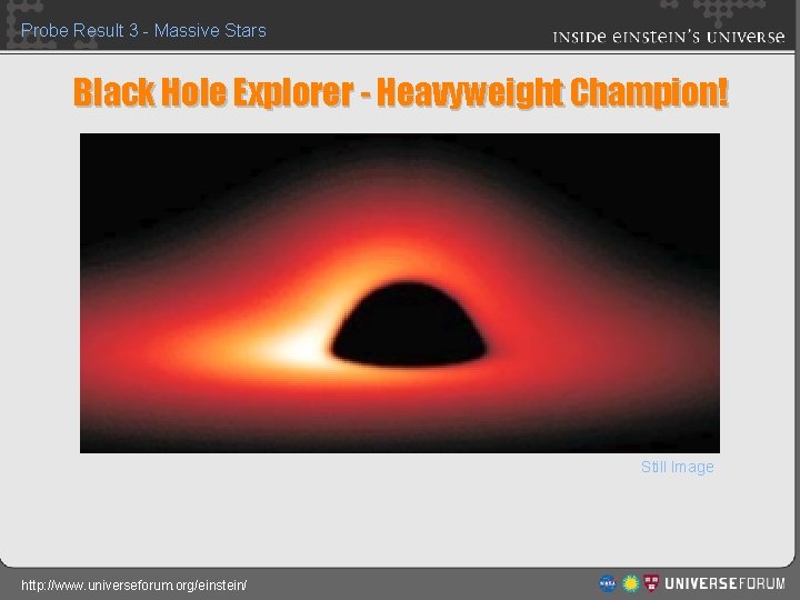 Probe Result 3 - Massive Stars Black Hole Explorer - Heavyweight Champion! Still Image