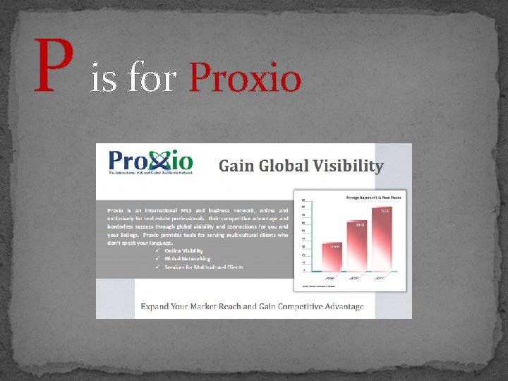 P is for Proxio 