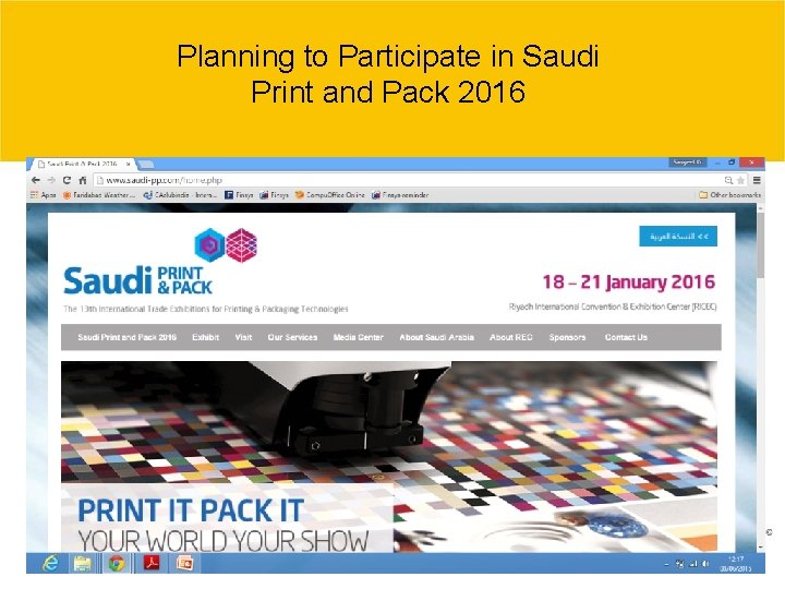 Planning to Participate in Saudi Print and Pack 2016 © 2007 Grant Thornton India