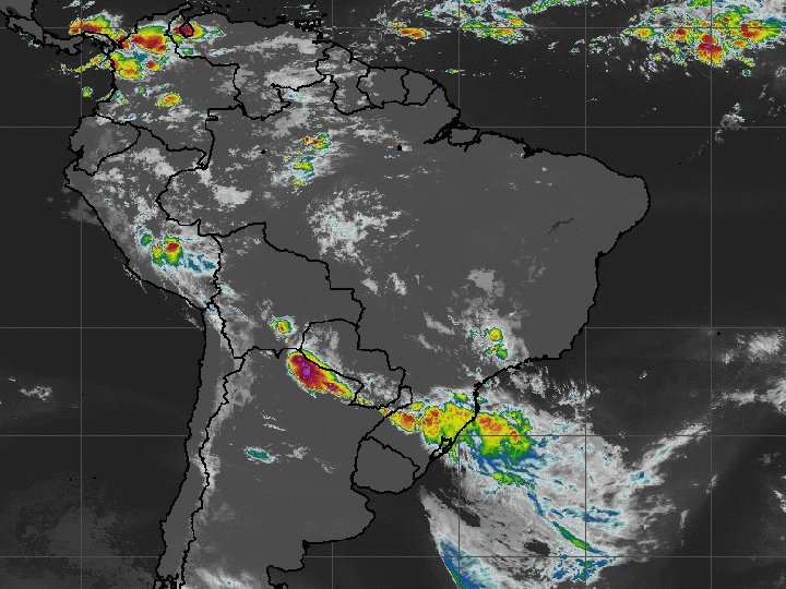 IMAGEM SATÉLITE - ANIMAÇÃO 05/11/2019 