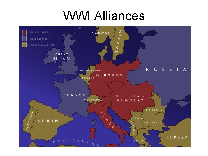 WWI Alliances 