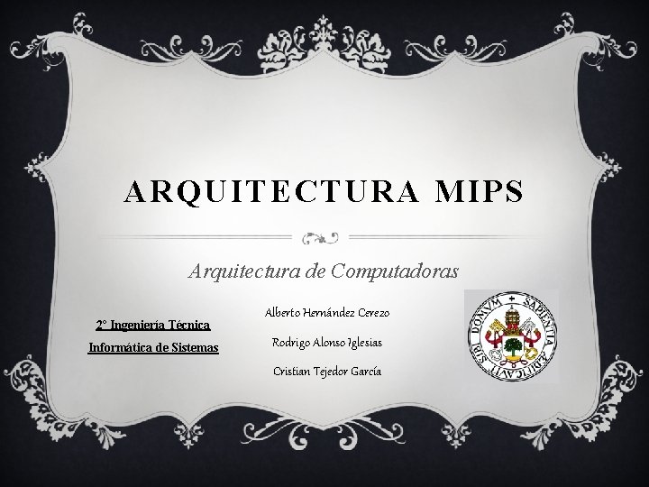 que es un arquitectura informatica