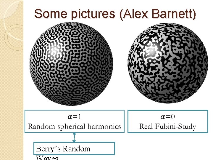 Some pictures (Alex Barnett) Berry’s Random 