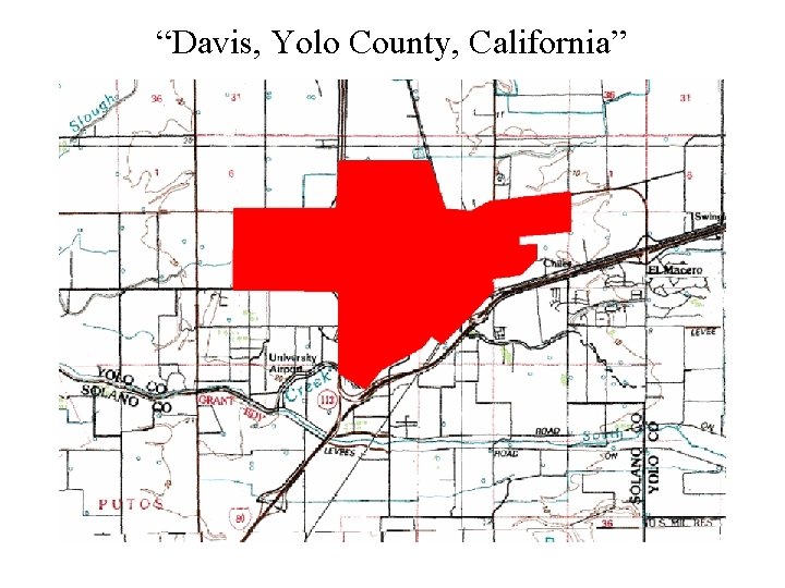 “Davis, Yolo County, California” 