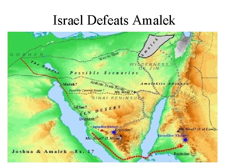 Israel Defeats Amalek 