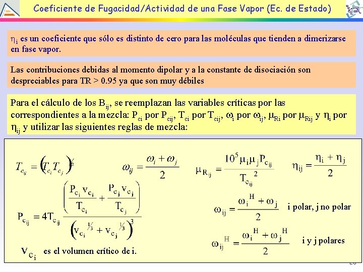 Dpto Ingeniera Qumica Equilibrio entre Fases en Sistemas