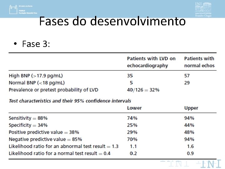 Fases do desenvolvimento • Fase 3: 