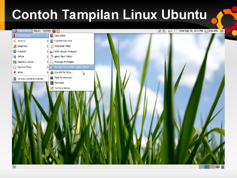 Contoh Tampilan Linux Ubuntu 