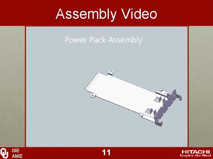 Assembly Video ISE AME 11 