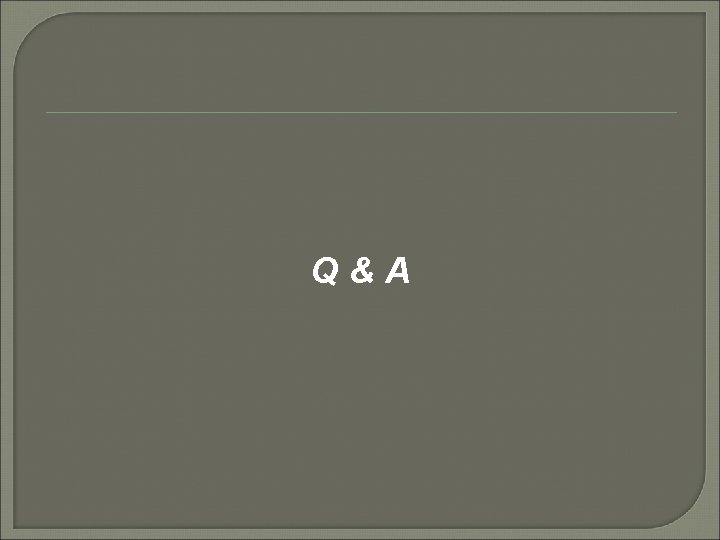 Q&A 