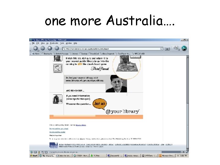 one more Australia…. one more Australia….