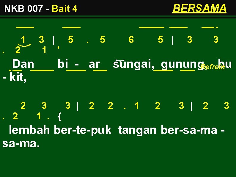 BERSAMA NKB 007 - Bait 4 . 1 2 Dan - kit, 2. 2