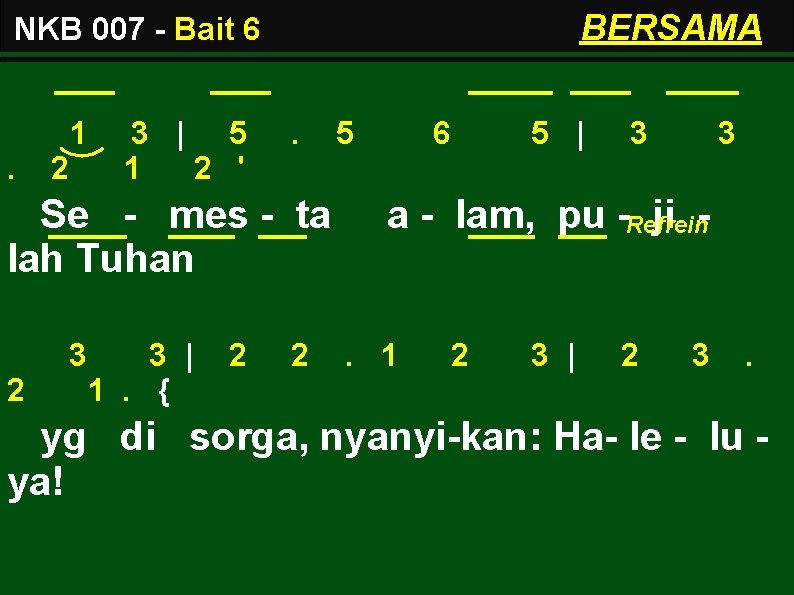 BERSAMA NKB 007 - Bait 6 . 1 2 3 | 5 1 2
