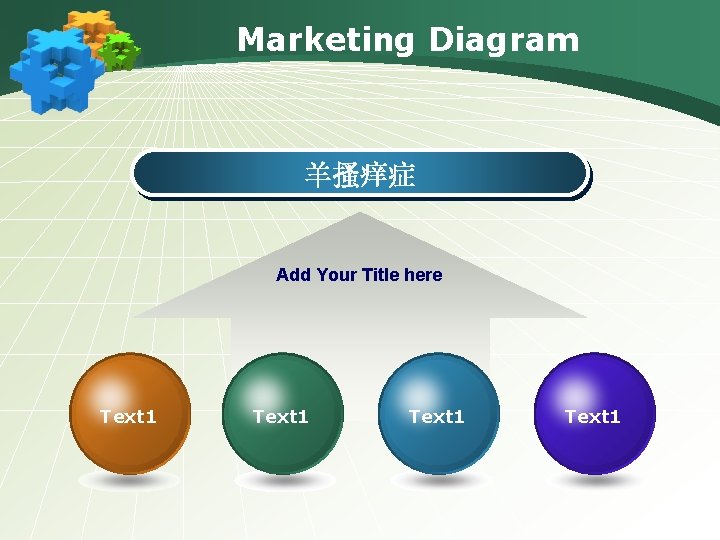 Marketing Diagram 羊搔痒症 Add Your Title here Text 1 