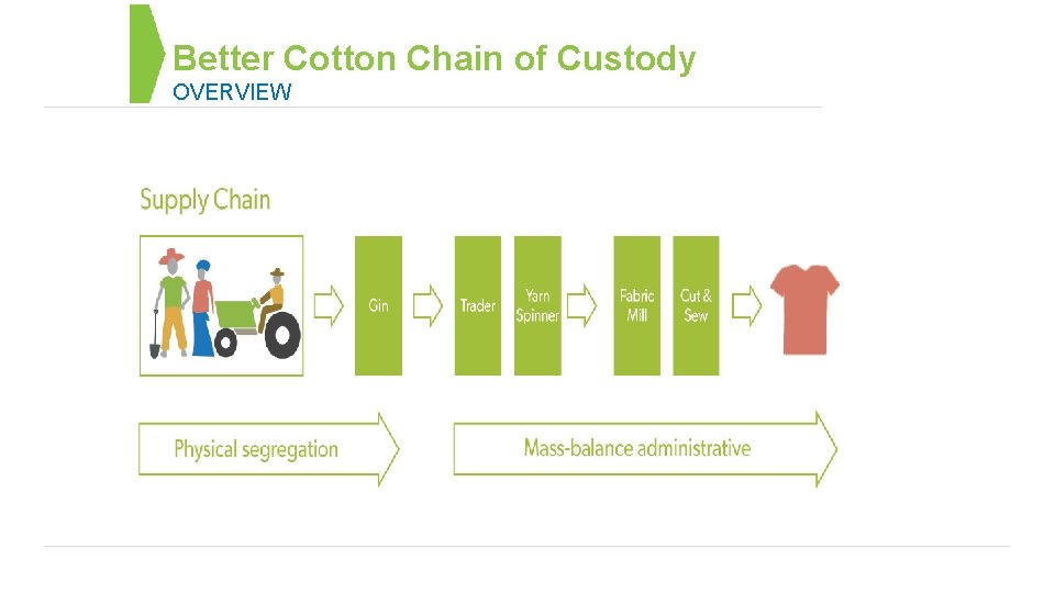 Better Cotton Chain of Custody OVERVIEW 