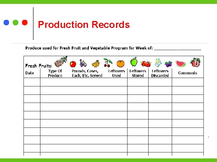 Production Records 