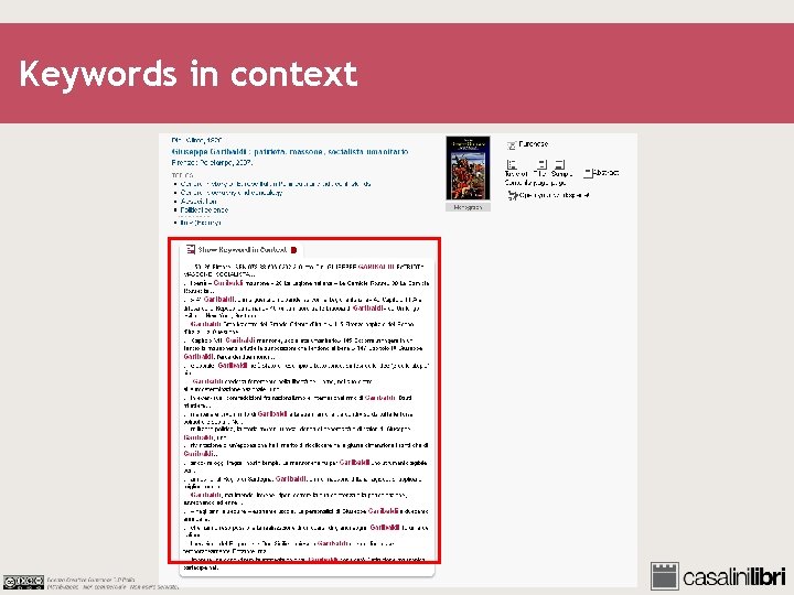 Keywords in context 