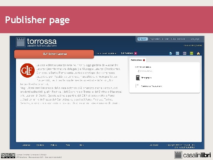 Publisher page 