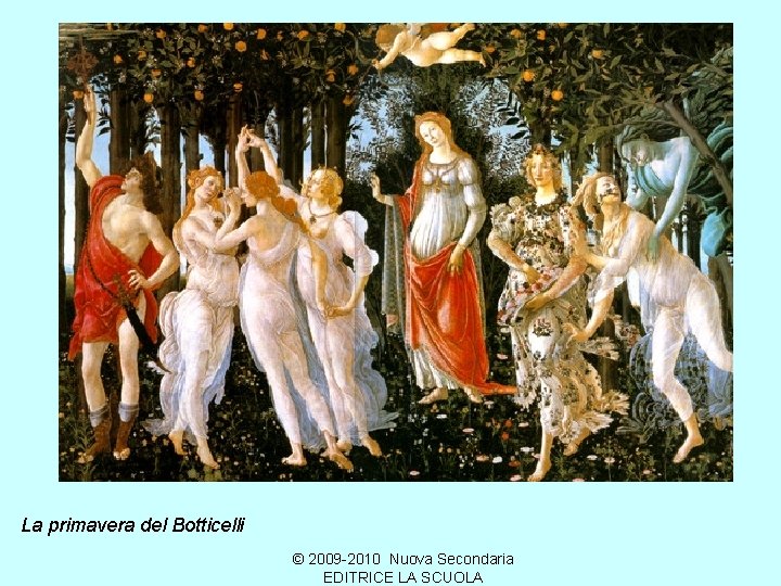La primavera del Botticelli © 2009 -2010 Nuova Secondaria EDITRICE LA SCUOLA 