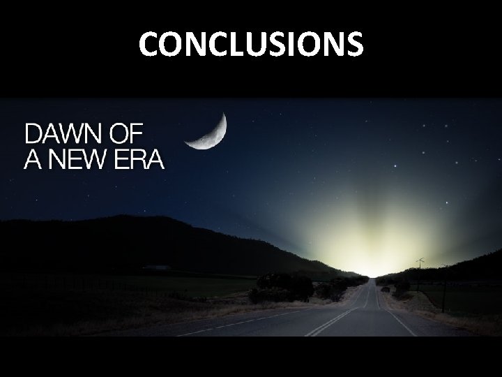 CONCLUSIONS 