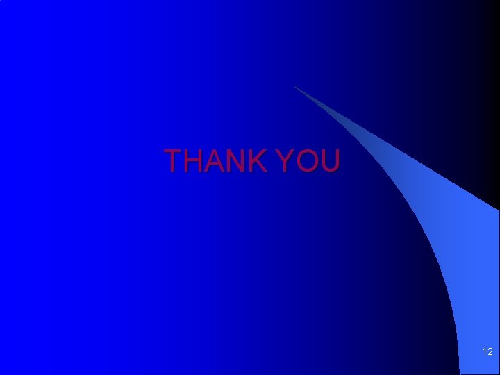 THANK YOU 12 