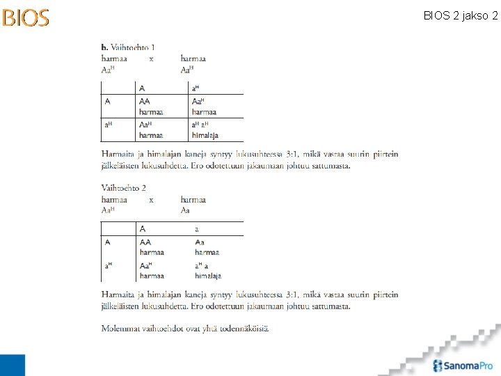 BIOS 2 jakso 2 