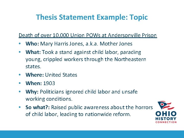 Writing a Thesis Statement 2020 Theme Breaking Barriers