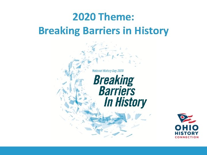 Writing a Thesis Statement 2020 Theme Breaking Barriers