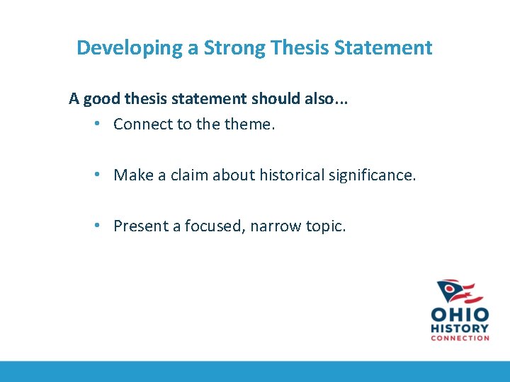 Writing a Thesis Statement 2020 Theme Breaking Barriers