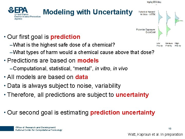 Modeling with Uncertainty • Our first goal is prediction – What is the highest