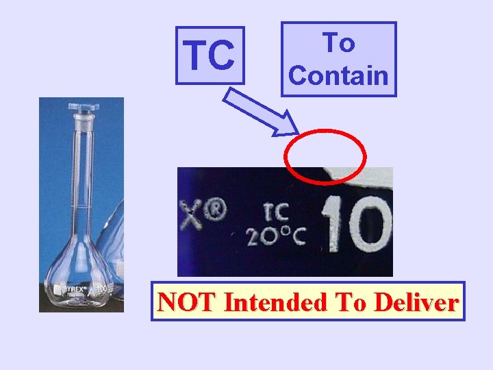 TC To Contain NOT Intended To Deliver 
