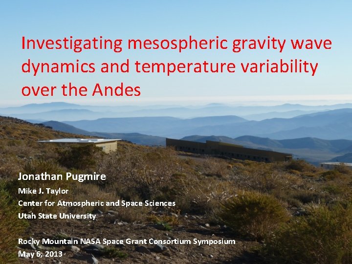 Investigating mesospheric gravity wave dynamics and temperature variability