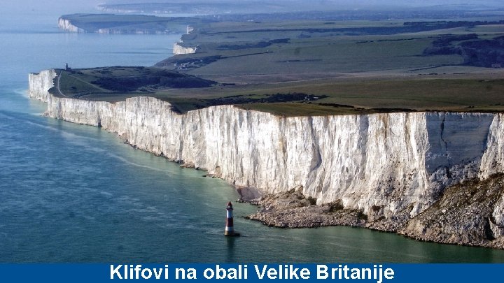 Klifovi na obali Velike Britanije 