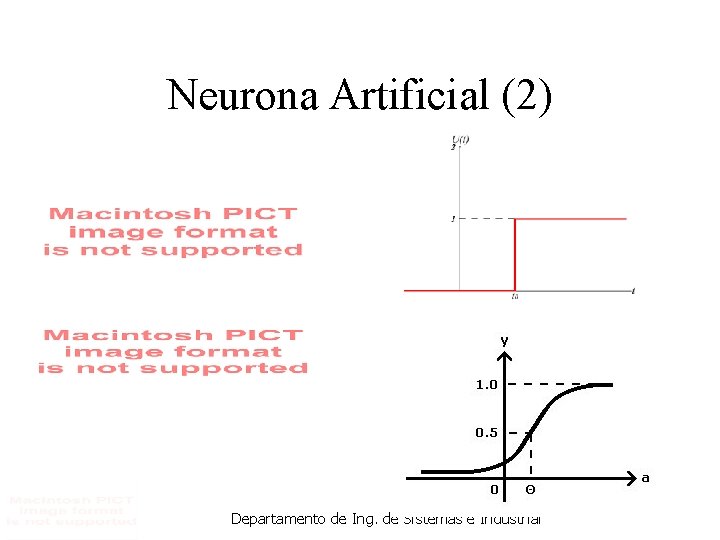 Neurona Artificial (2) Departamento de Ing. de Sistemas e Industrial 