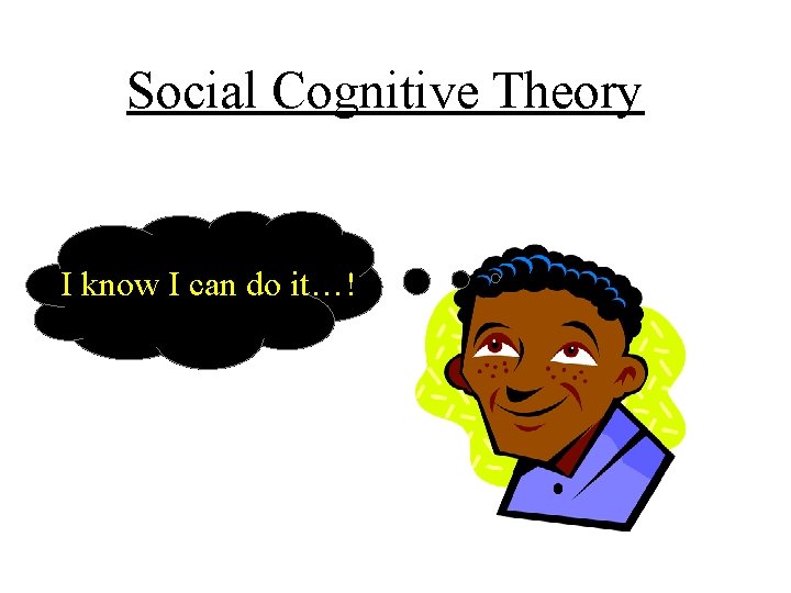 Social Cognitive Theory I know I can do it…! Harlem Health Promotion Center/Center for