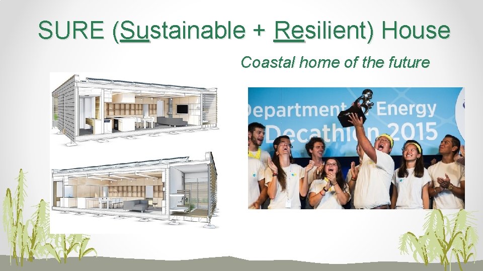 SURE (Sustainable + Resilient) House Coastal home of the future 