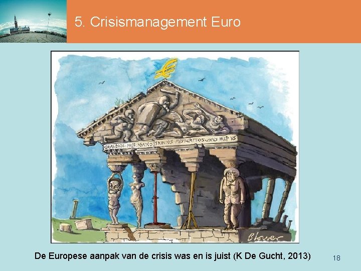 5. Crisismanagement Euro De Europese aanpak van de crisis was en is juist (K