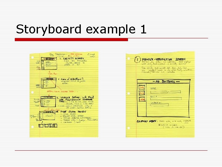 Storyboard example 1 