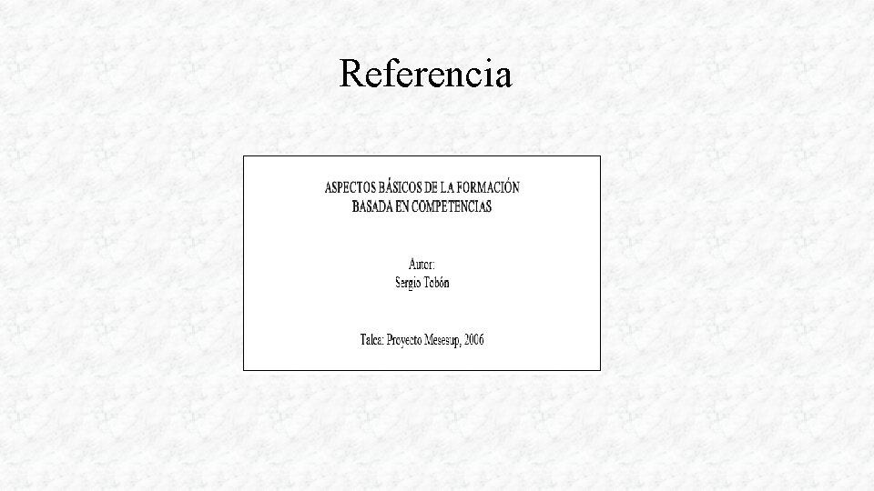 Referencia 