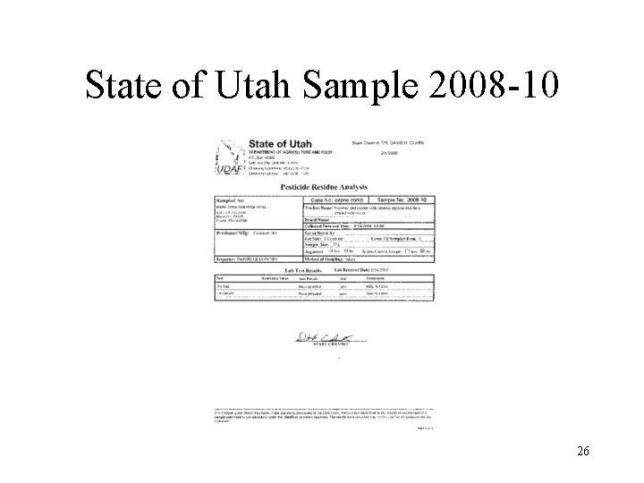 State of Utah Sample 2008 -10 26 