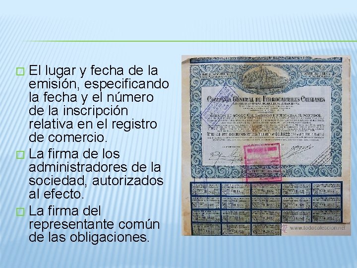 El lugar y fecha de la emisión, especificando la fecha y el número de