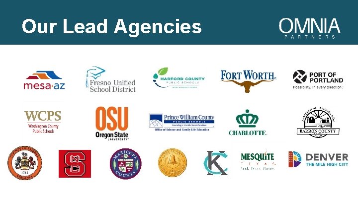 Our Lead Agencies 