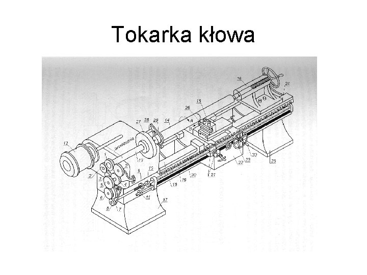 Tokarka kłowa 