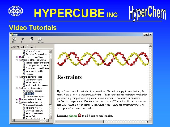 HYPERCUBE INC. Video Tutorials 
